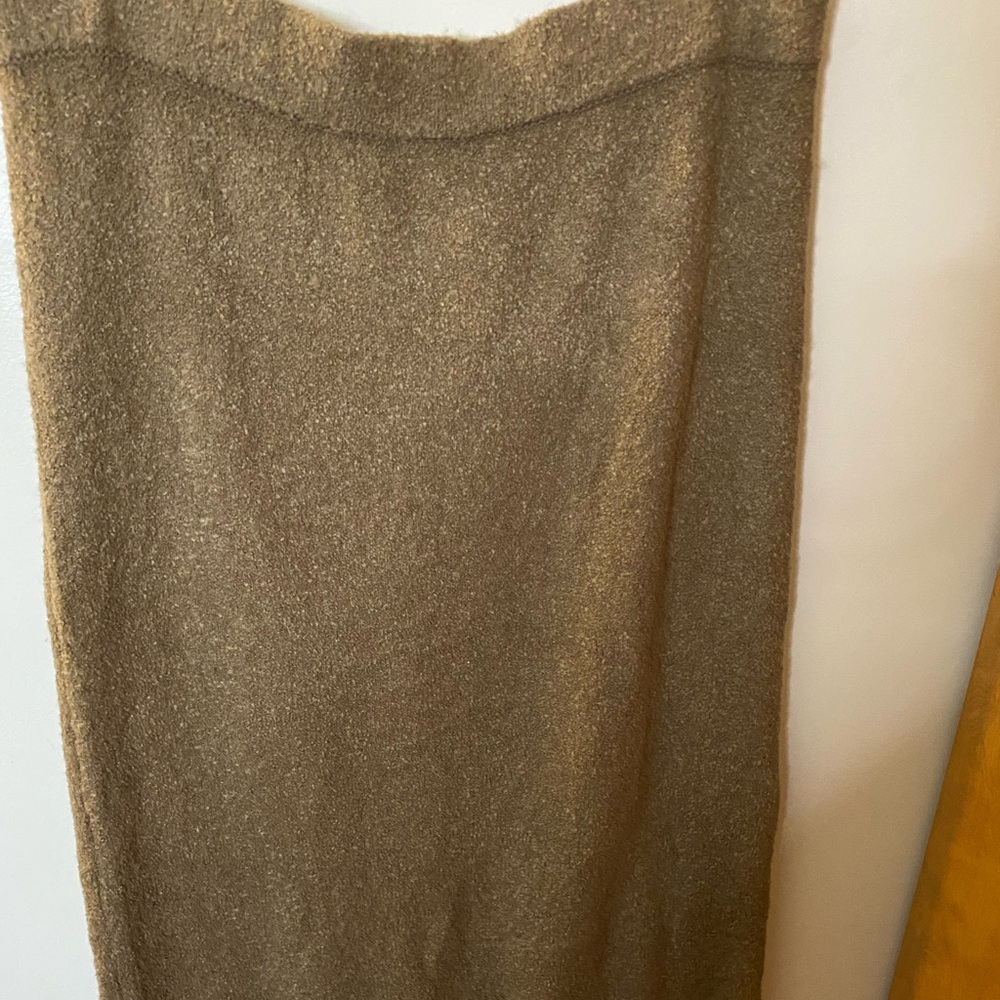 Women's Ascot + Hart Graphic Sweater Maxi Skirt - Brown Sz 2X NWT